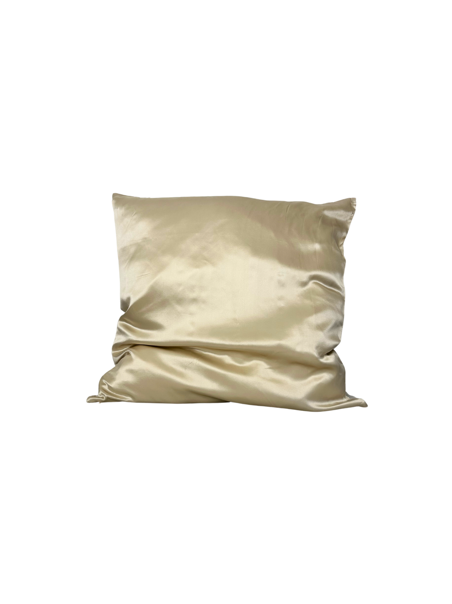 Taies d'oreiller soie champagne