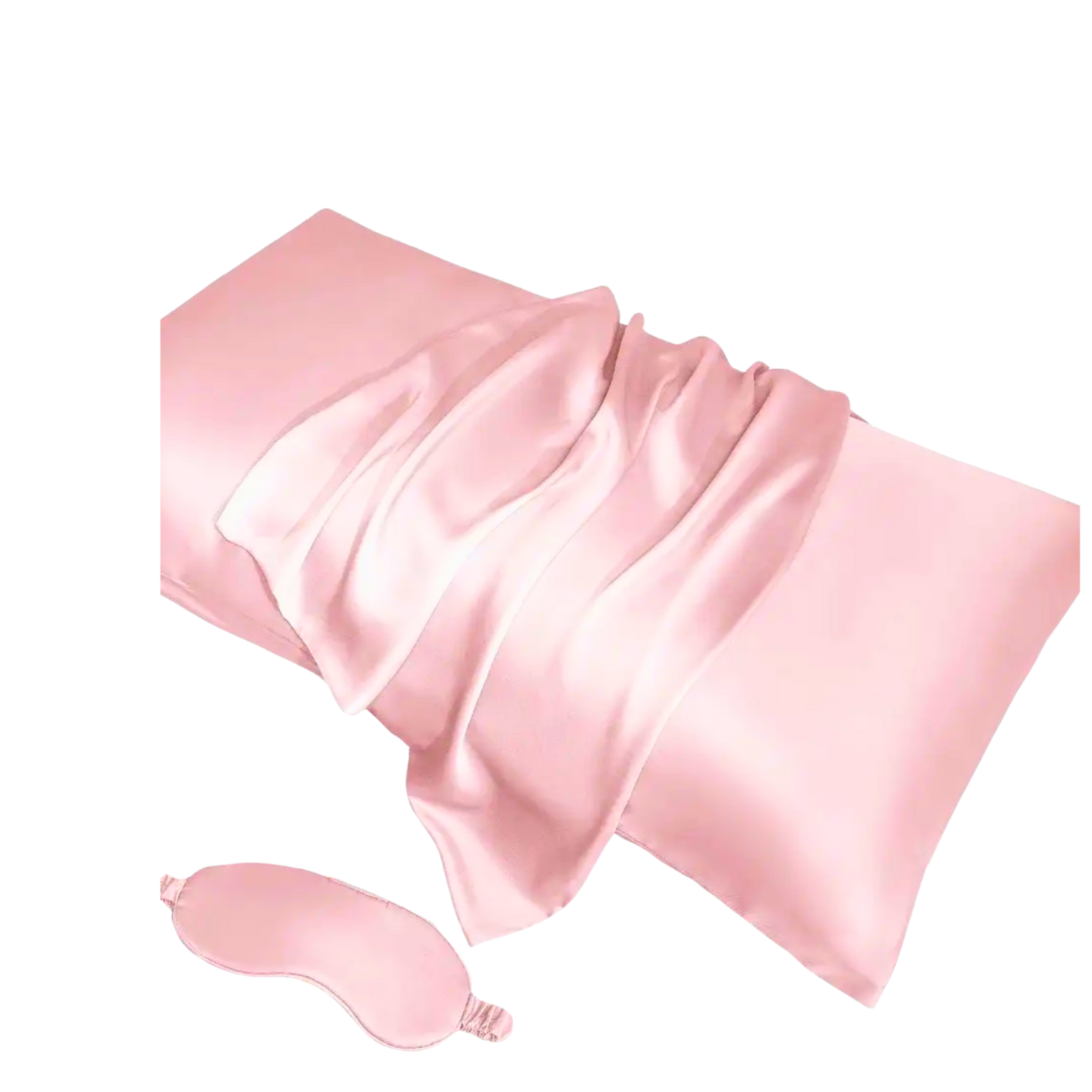 Taies d'oreiller soie rose