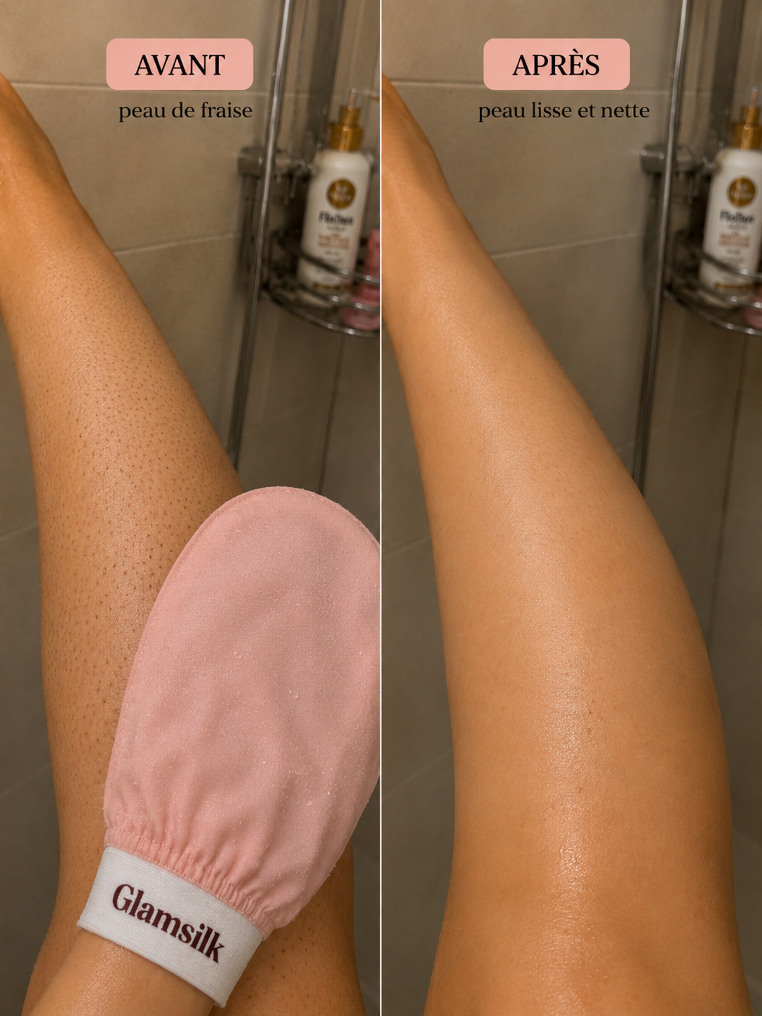 Gant exfoliant en soie