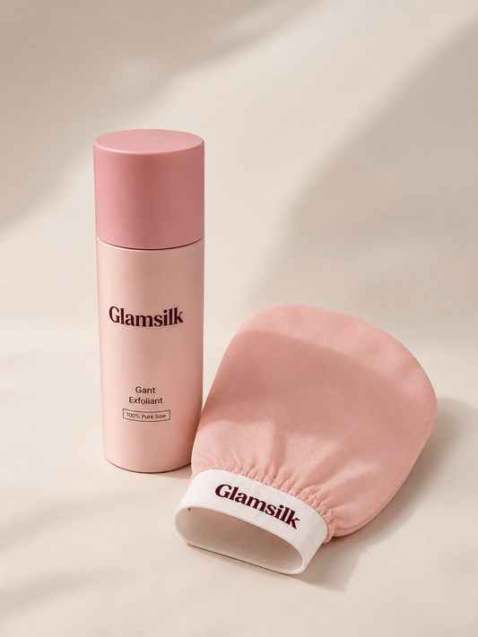 Gant exfoliant en soie